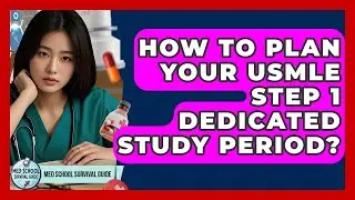 How To Plan Your USMLE Step 1 Dedicated Study Period? - Med School Survival Guide