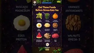 Eat These Foods Before Stress Eats You  #ytshorts #trending #health #healthshorts #wellness