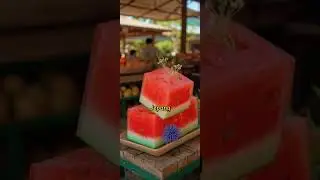 di bibi buah semangka #buah semangka#buah semangka kotak