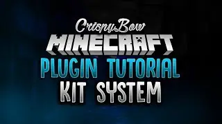Minecraft Kit Plugin Tutorial - Save/Load/Set your kit! (KitSystem)