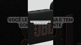 Voc&ecirc; leva na bolsa e tem som JBL. Caixa de som JBL #achadinhos #som #caixadesom #divers&atilde;o #jbl