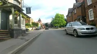 Cycling through Christleton, 7.45am, June 2025
