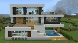 Pool vibes mansion goals Dive into luxury in Minecraft mansion Mansion paradise built to style ✨