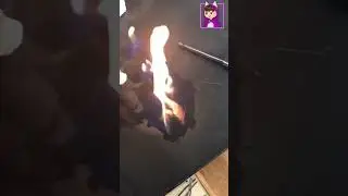 How dry ice extinguishes fire