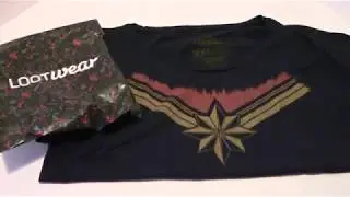 Loot Crate - Loot Wear - For Her - March 2019 - Captain Marvel Shirt