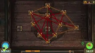 String Puzzle Variation #7 - Tricky Doors Level 2 Secluded Island (FIVE-BN GAMES)