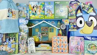 11minutes Bluey  Family Toy Collection Unboxing  Review | Bluey's Beach Cabin Playset |ASMR
