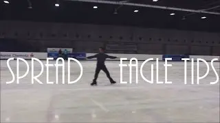 Figure Skating: Spread Eagle Tips w/ My Dad!