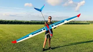 Scratchbuilt 3.5 Meter RC Glider - First Flights