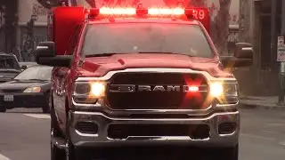 *PRE-ARRIVAL* LAFD Fast Response 9 - Encampment Fire