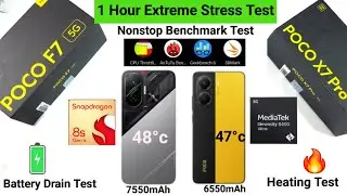 POCO F7 vs POCO X7 Pro 1 Hour of Extreme Benchmark Test Shocking Results 🚀🚀🚀🔥🔥🔥 #pocof7 #pocox7pro 