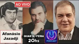 PODCAST com o maior repórter policial de todos os tempos Afanásio Jazadji - 22/11 ás 20hs