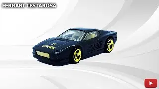 Die-cast Hot Wheels FERRARI TESTAROSSA HW 3SP GOLD MEDAL SPEED