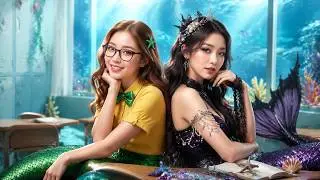 🧜‍♀️ Школа стала океаном?! 😱✨ Light Mermaid vs Dark Mermaid 🔥