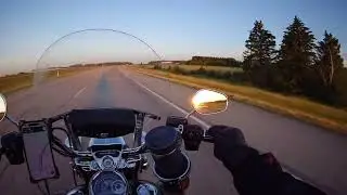 Sunrise in rear view mirror 
