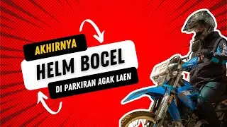 Helm Carbon bocel korban parkiran agak laen