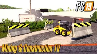Public Works Concrete Road Barrier Mod Release Farming Simulator 2019 Construction Mods