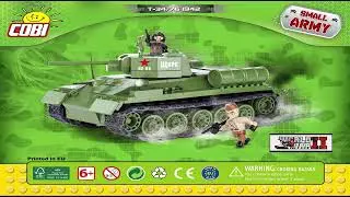 Cobi Instructions | Small Army / WW2 | 2470 | T-34/76 1942 (Soviet Tank)