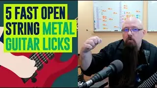 5 Fast Open String Metal Guitar Licks