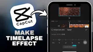 How to Make a Timelapse Effect in CapCut in SECONDS!