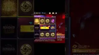 Malevolent Shrine X Cloudx7 ☠️  #freefire #garenafreefire  #viralvideo