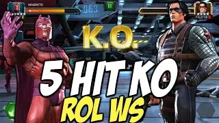 5 HIT WINTER SOLDIER KO! | Magneto Madness | Marvel Contest Of Champions