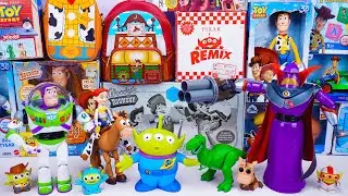 Box filled with Toy Story Collection | Jessi & Buzz Lightyear & Alien & Zurg