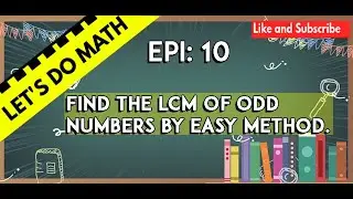 Find the LCM of odd numbers by Easy method.||Maths||Mental Maths||Urdu