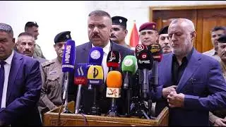 وزير الداخلية يزور محافظة ميسان ويعقد مؤتمراً صحفياً ويؤكد على تكثيف الجهود الأمنية والاستخبارية