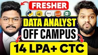 0 Year Experience to 5 DATA Analyst JOB OFFERS🔥 14+ LPA CTC | Fresher | TIER-3 COLLEGE