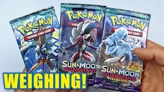 Weighing Pokemon Packs - Will I Pull ULTRA RARE?  - Pokemon Cards Opening Guardians Rising