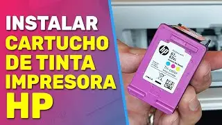 C&oacute;mo Instalar Cartuchos de Tinta en Impresora HP DeskJet 2855e