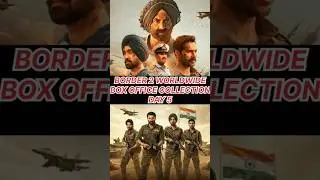 Border 2 Movie Worldwide Box Office Collection Day 5 #worldwide #boxoffice #collection #border2