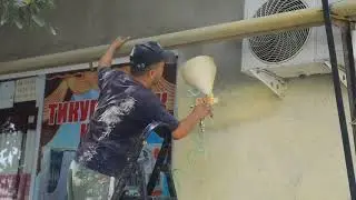 Sariosiyo tumani, Abdulla Qahhor ko‘chasida obodonlashtirish ishlari amalga oshirilmoqda
