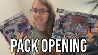 Открытие коллекции наклеек Black Bolt & White Flare и иллюстраций Victini | Pok&eacute;mon TCG