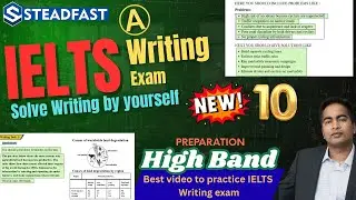IELTS Academic Writing test 10 | Task 1 & Task 2 | Band 8+ Sample Answers Explained #ielts