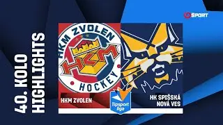 40. kolo: HKM Zvolen - HK Spišská Nová Ves 2:5 (2:0, 0:4, 0:1)