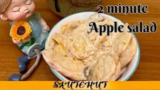 2 minute simple healthy salad /sautehut/salad 