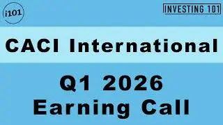 CACI International Q1 2026 Earning Call | Q1 2026 Earnings Conference Call | Q1 2026 Results