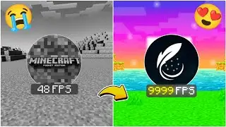 I Transformed Minecraft Pe Into Feather Client With Only 6 Mods 🤯