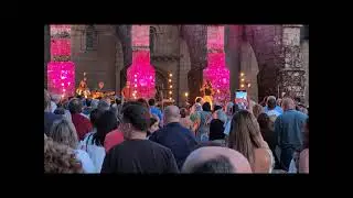 Carlos Núñez en la Praza da Colexiata do Sar, July 18, 2024