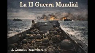 Documental  II GUERRA MUNDIAL  5 Grandes desembarcos  En castellano