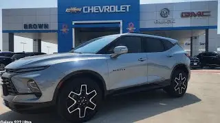 Sterling Gray Metallic Chevrolet Blazer RS @brownchevybuickgmcofeaglep1387