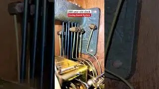 200 year old clock bell sound power less technology 1825 #shortvideo #clock #shorts #antiqueclock