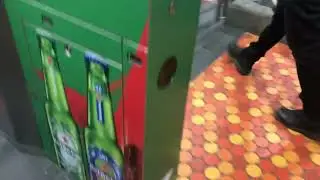 STM Montreal Metro F1 Grand Prix wrap on ticket scanner at Lionel-Groulx Station for Tecnet9090