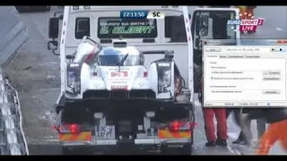 Le Mans 2014 FIAWEC Crash Audi #3 Toyota #8 Ferrari #81