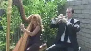 Wagner Bridal Chorus (Here Comes the Bride) - Harp & Trumpet Katrina & Michael