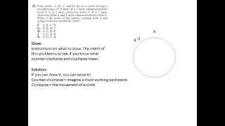 Preparing for the ACT Test - Math: Problem 18