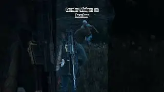 Growler Minigun on Reacher | DAYS GONE REMASTERED #shorts
