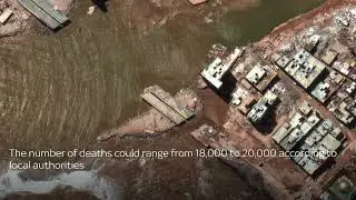 Libya floods Before and after satellite images 1